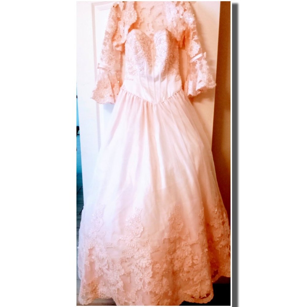 Mary's Ball quinceanera/ sweet sixteen gown light pink